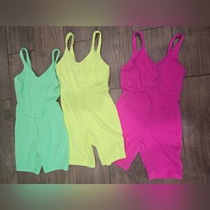 lululemon athletica Women's Jumpsuits - Mint, Neon Yellow, Fuchsia